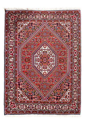 Persisk tæppe - Bijar - Royal - 94 x 72 cm - rød
