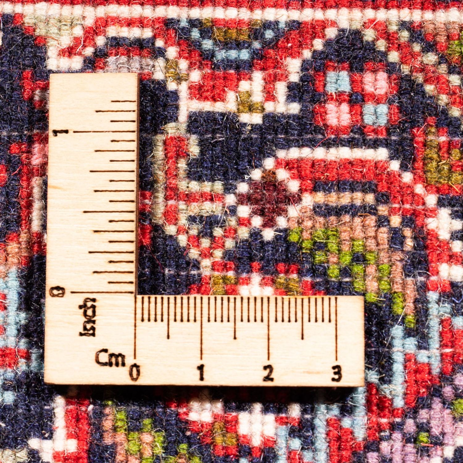 Persisk tæppe - Bijar - Royal - 94 x 72 cm - rød