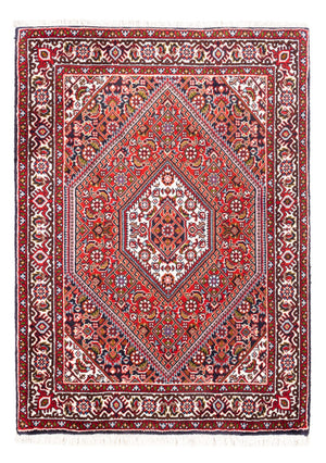 Persisk tæppe - Bijar - Royal - 95 x 72 cm - rød