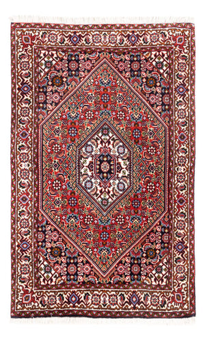 Persisk tæppe - Bijar - Royal - 102 x 70 cm - rød