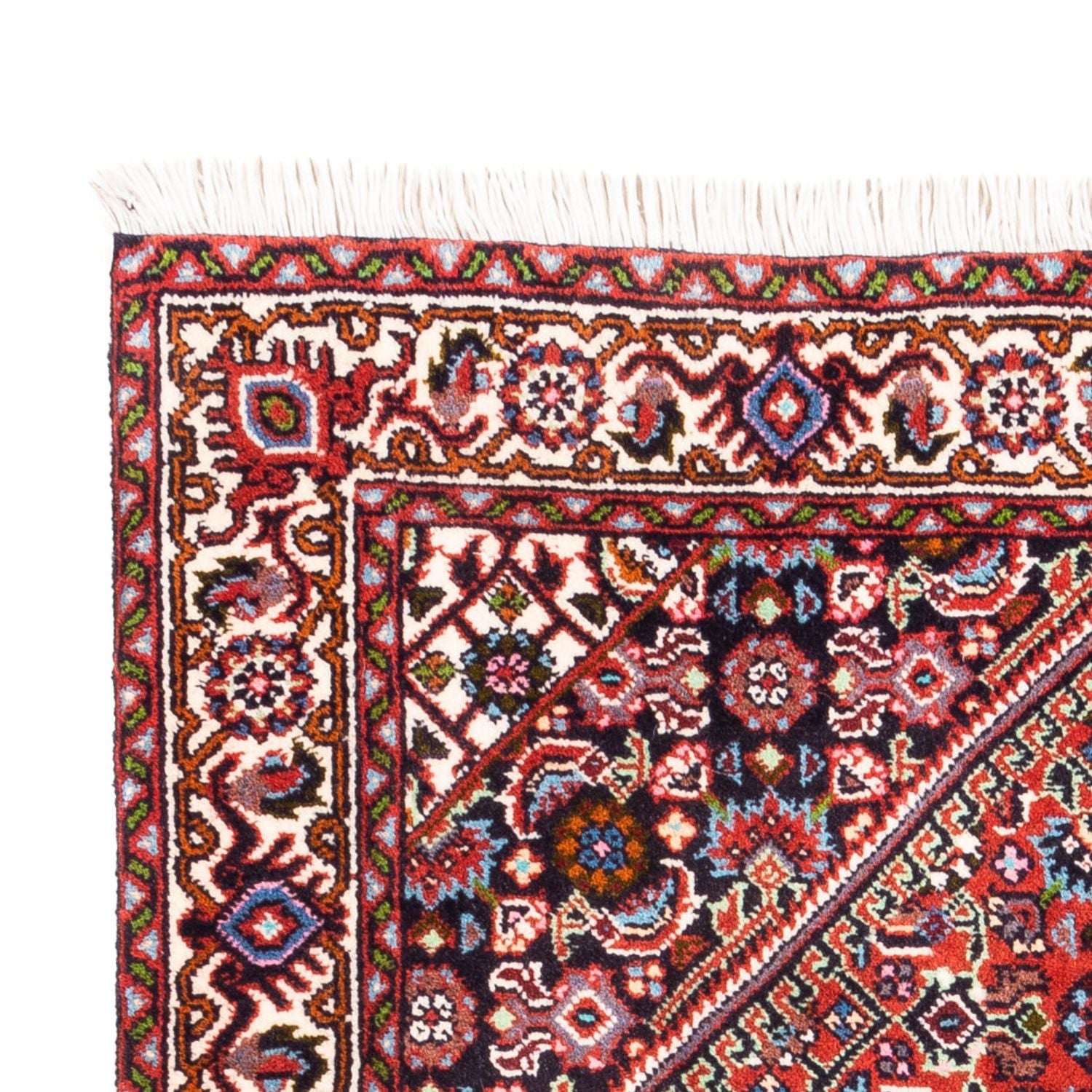 Persisk tæppe - Bijar - Royal - 102 x 70 cm - rød