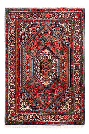 Persisk tæppe - Bijar - Royal - 98 x 68 cm - rød
