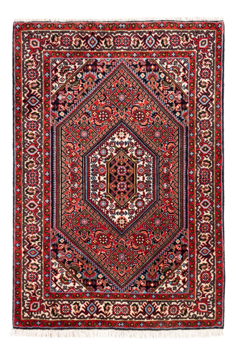 Persisk tæppe - Bijar - Royal - 98 x 68 cm - rød