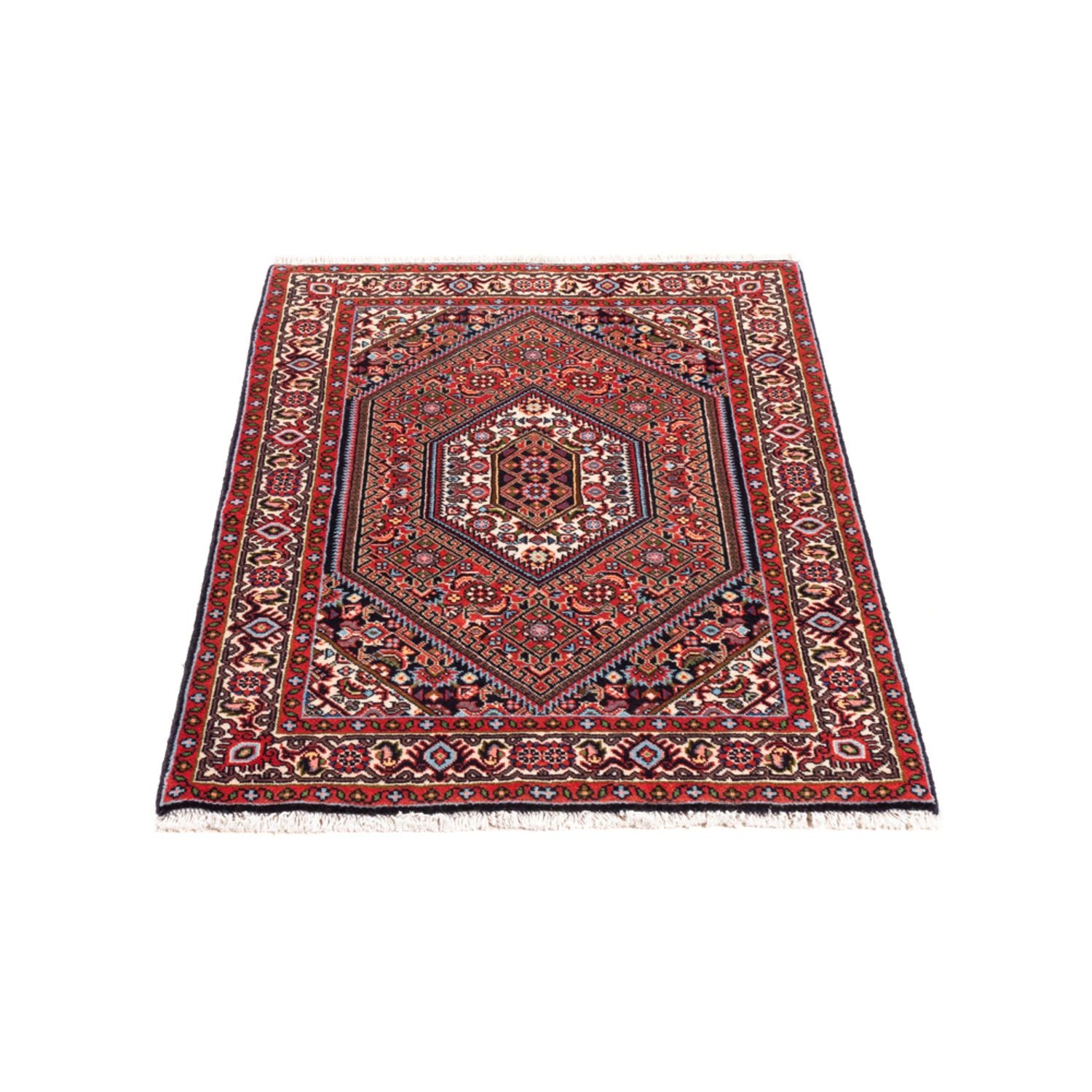 Persisk tæppe - Bijar - Royal - 98 x 68 cm - rød