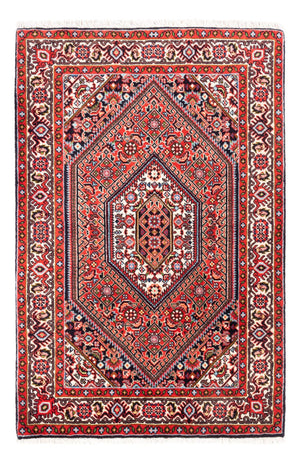 Persisk tæppe - Bijar - Royal - 103 x 70 cm - rød
