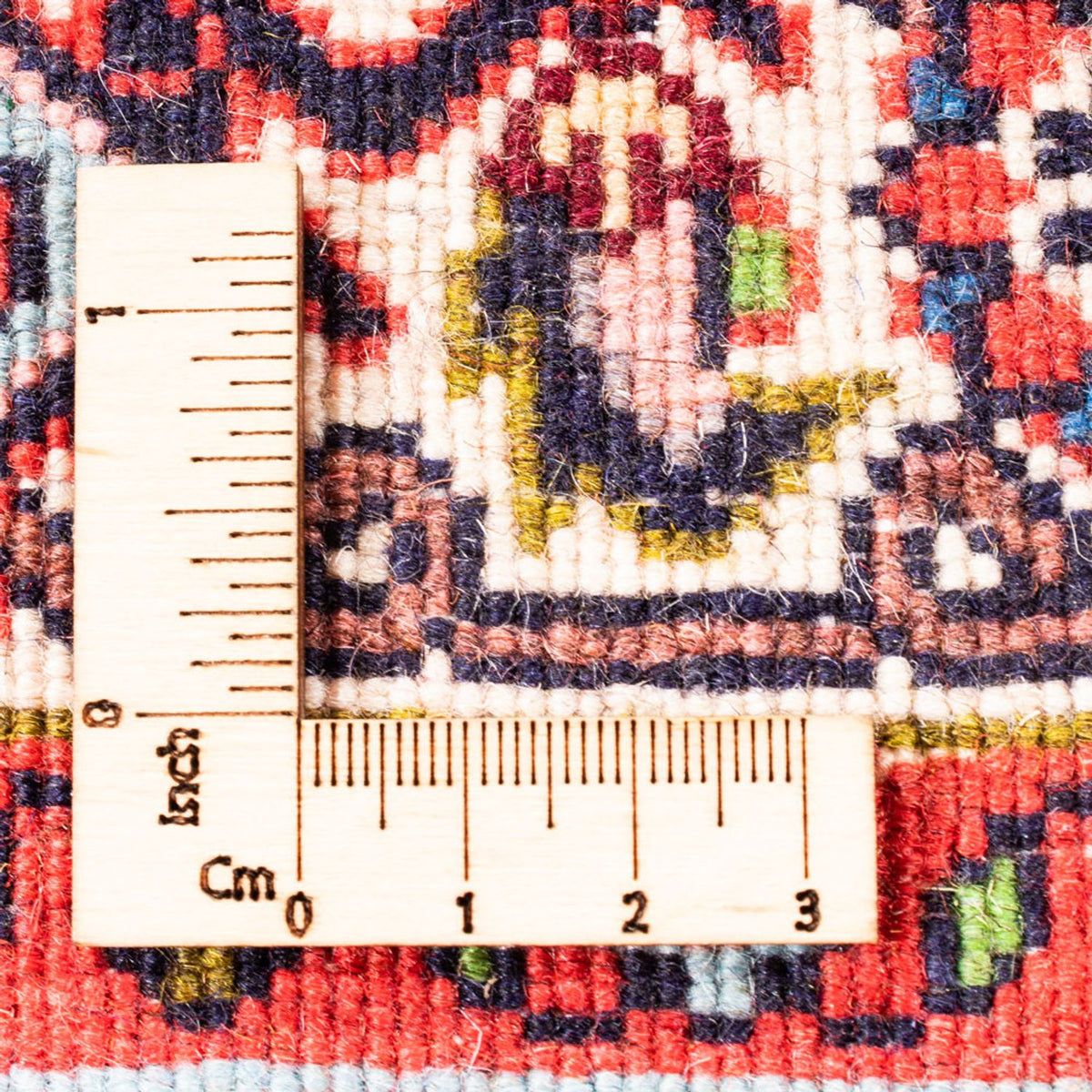 Persisk tæppe - Bijar - Royal - 103 x 70 cm - rød