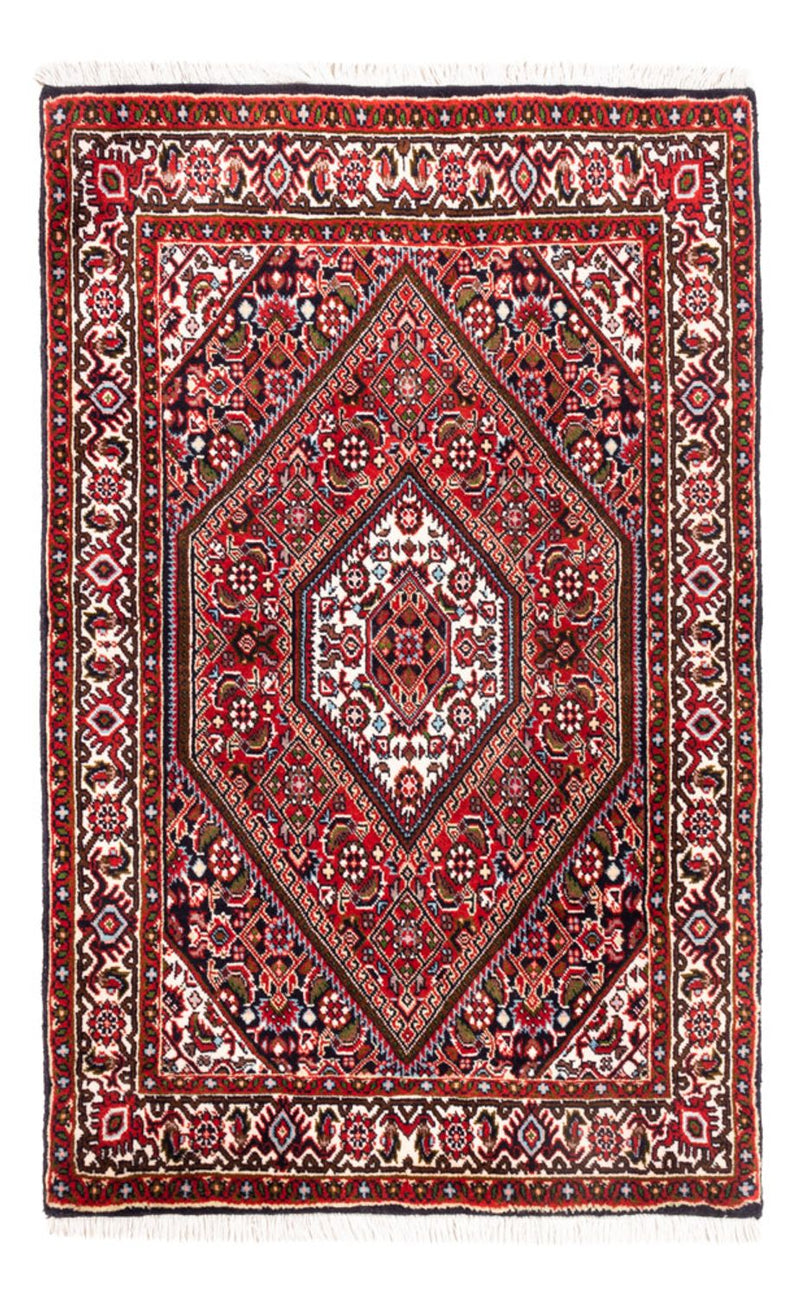Persisk tæppe - Bijar - Royal - 104 x 72 cm - rød