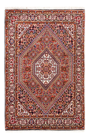 Persisk tæppe - Bijar - Royal - 90 x 70 cm - rød