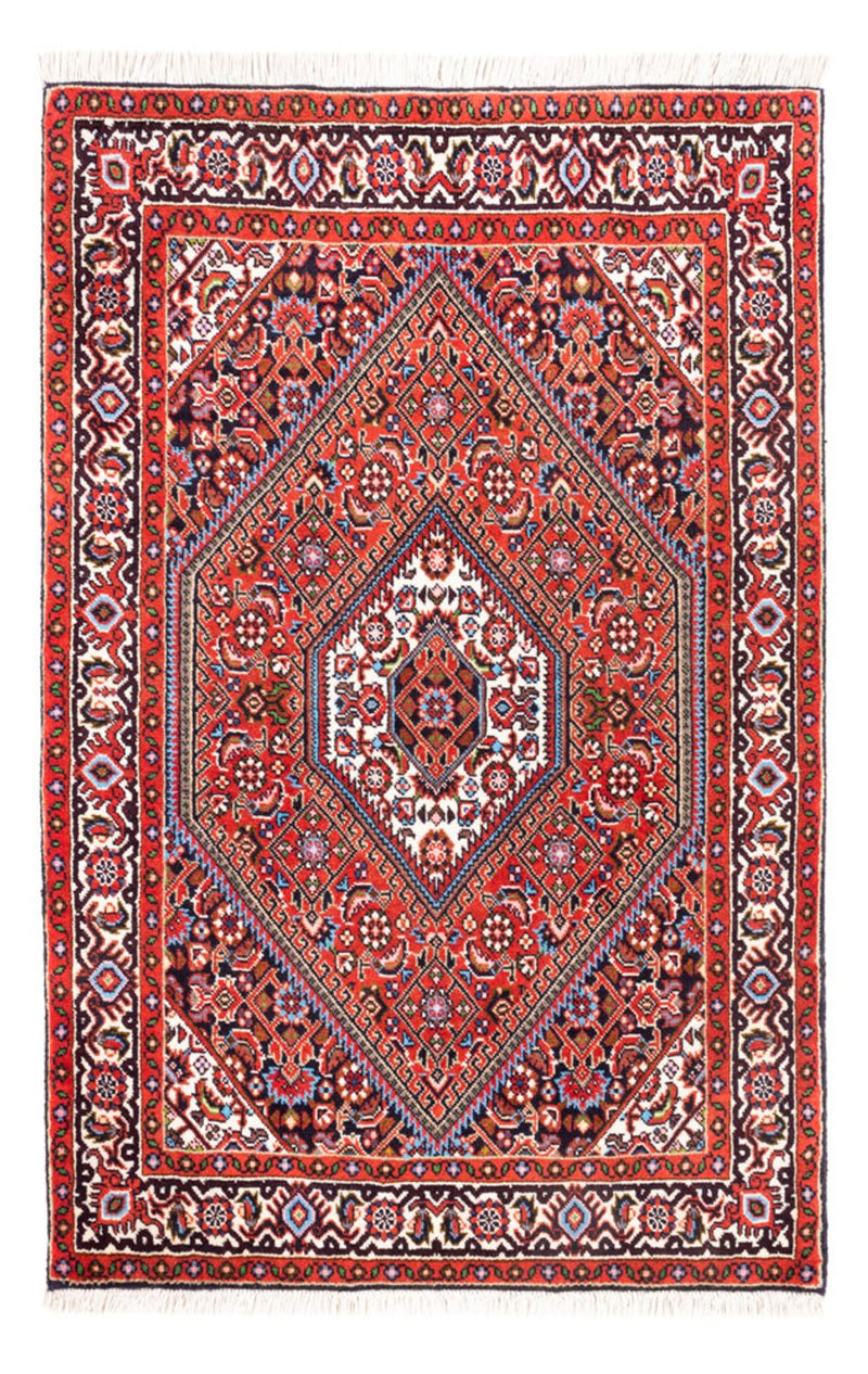 Persisk tæppe - Bijar - Royal - 104 x 70 cm - rød