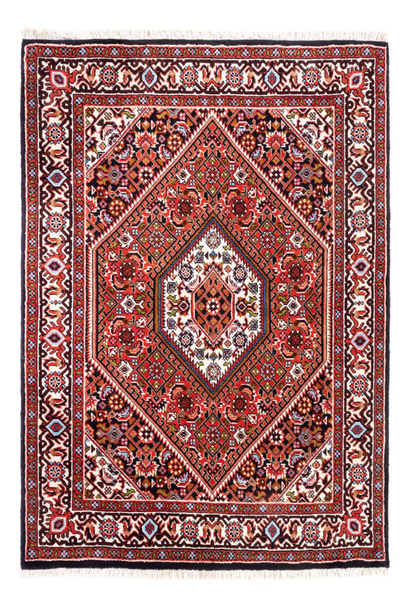 Persisk tæppe - Bijar - Royal - 104 x 74 cm - rød