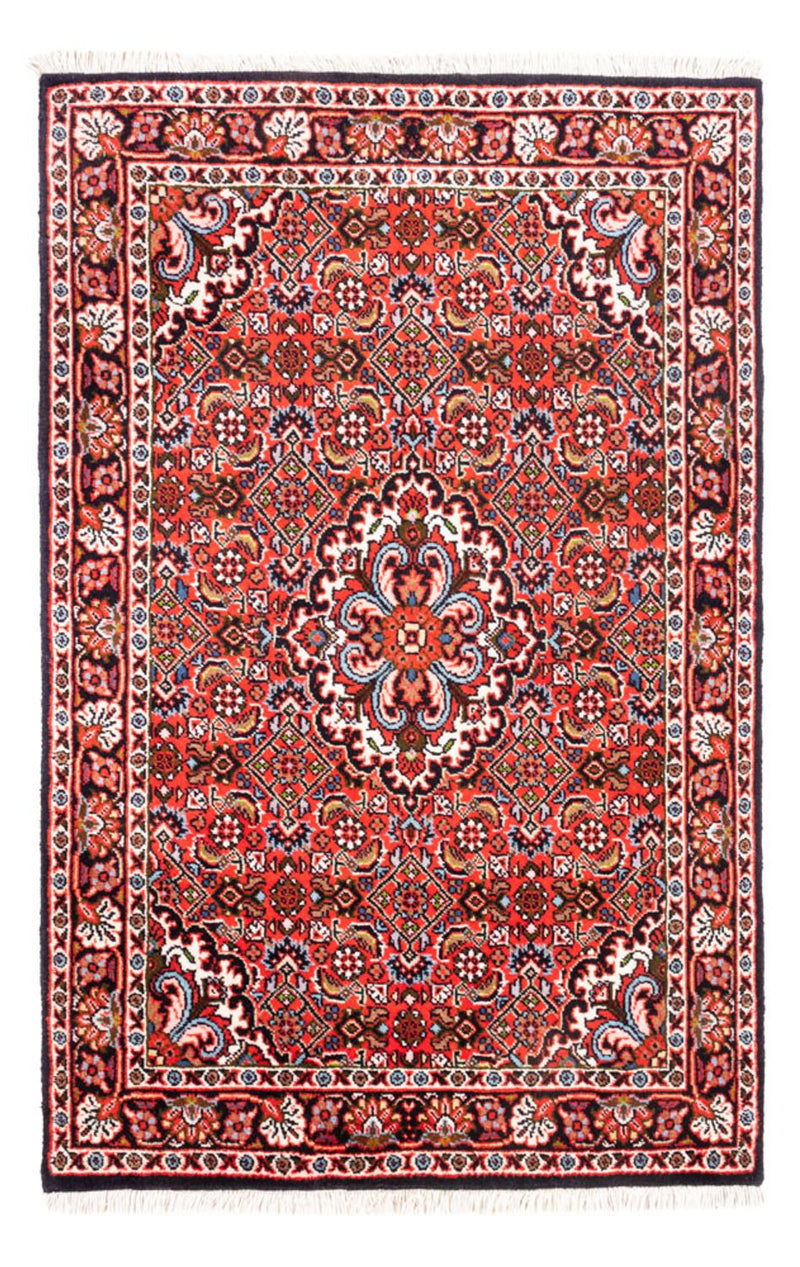 Persisk tæppe - Bijar - Royal - 98 x 66 cm - rød