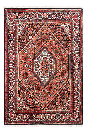 Persisk tæppe - Bijar - Royal - 105 x 73 cm - rød