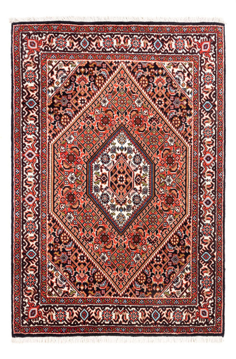 Persisk tæppe - Bijar - Royal - 105 x 73 cm - rød