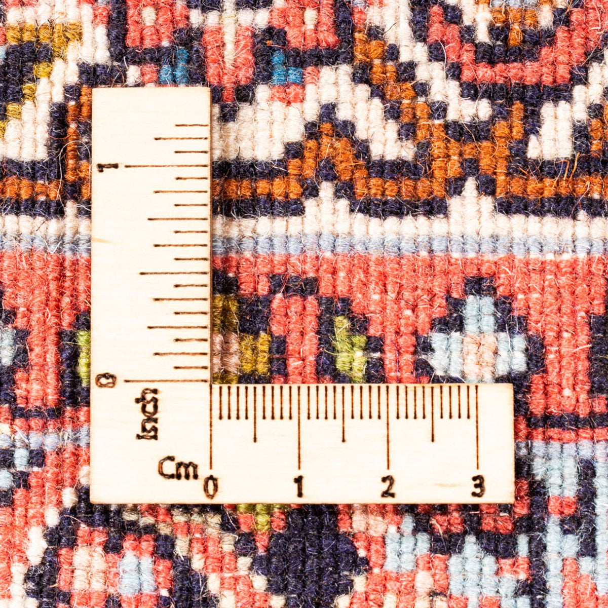 Persisk tæppe - Bijar - Royal - 97 x 71 cm - rød