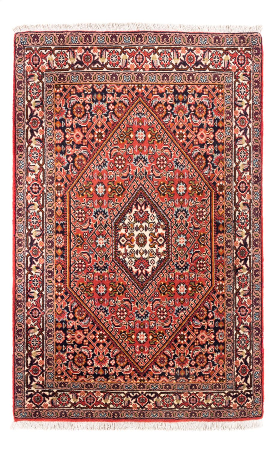Persisk tæppe - Bijar - Royal - 109 x 70 cm - rød