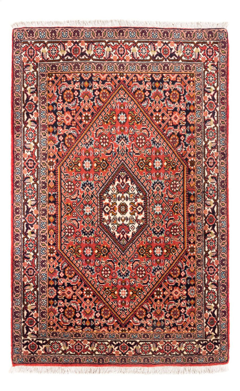 Persisk tæppe - Bijar - Royal - 109 x 70 cm - rød