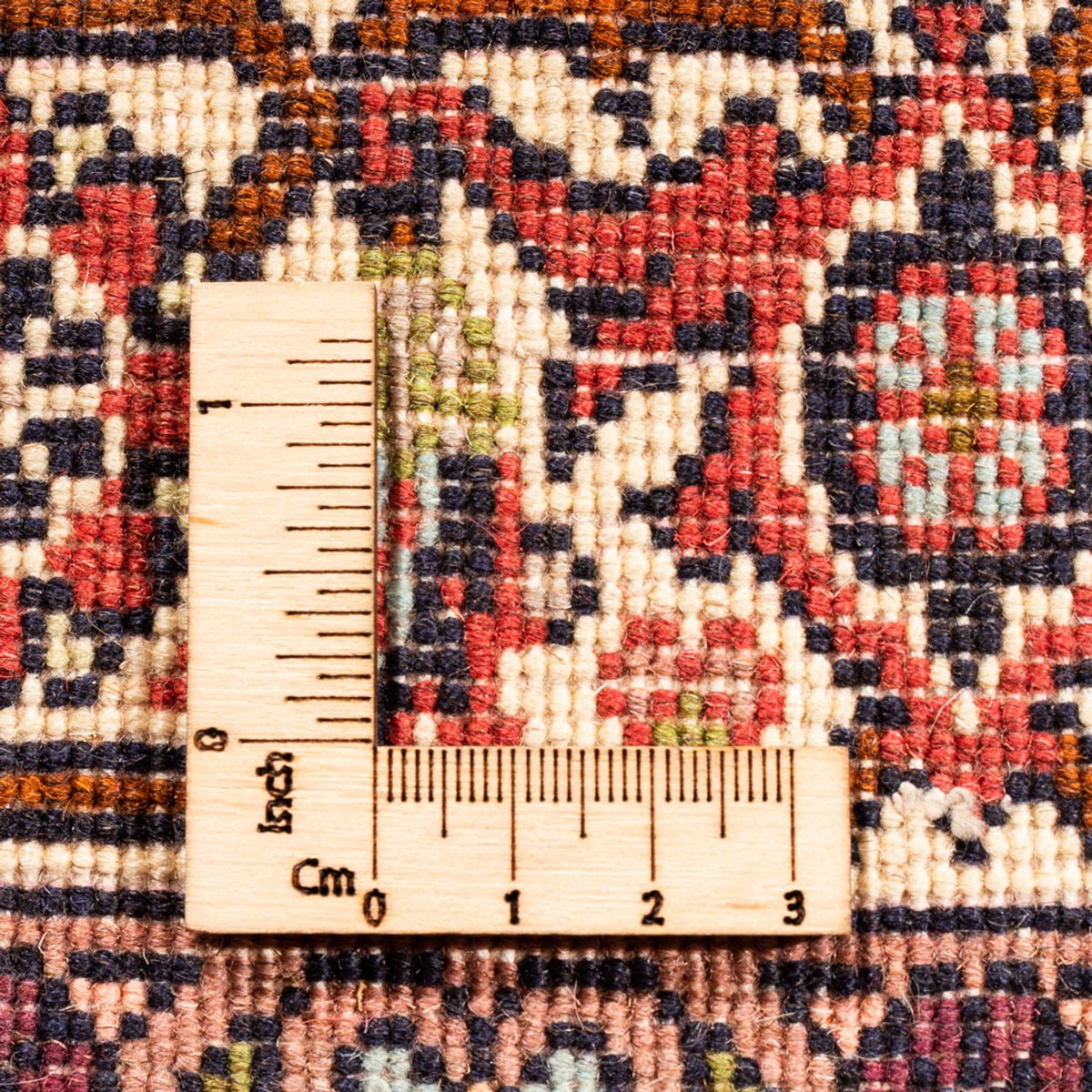 Persisk tæppe - Bijar - Royal - 109 x 70 cm - rød