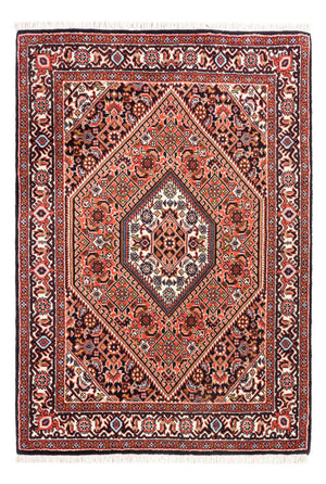 Persisk tæppe - Bijar - Royal - 104 x 74 cm - rød