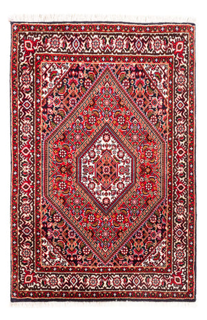 Persisk tæppe - Bijar - Royal - 95 x 70 cm - rød