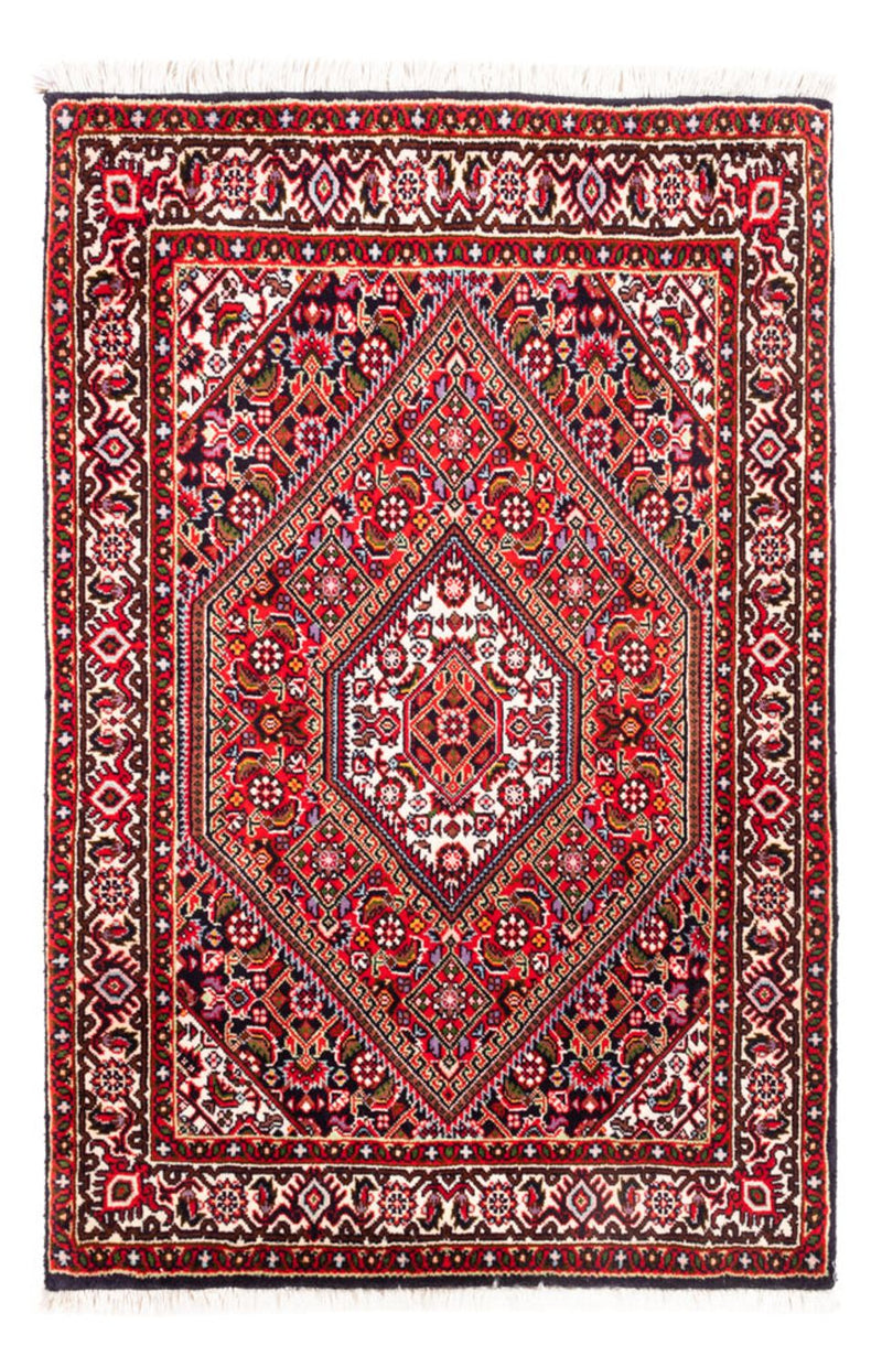 Persisk tæppe - Bijar - Royal - 95 x 70 cm - rød