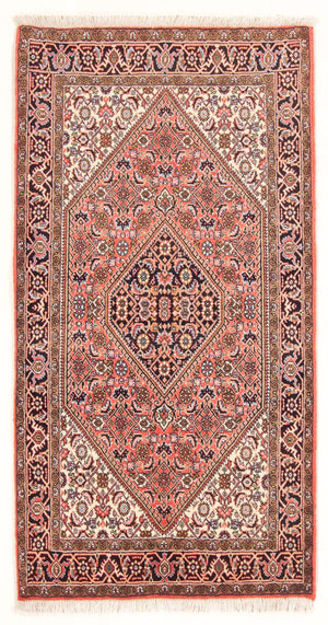 Persisk tæppe - Bijar - Royal - 155 x 84 cm - rød