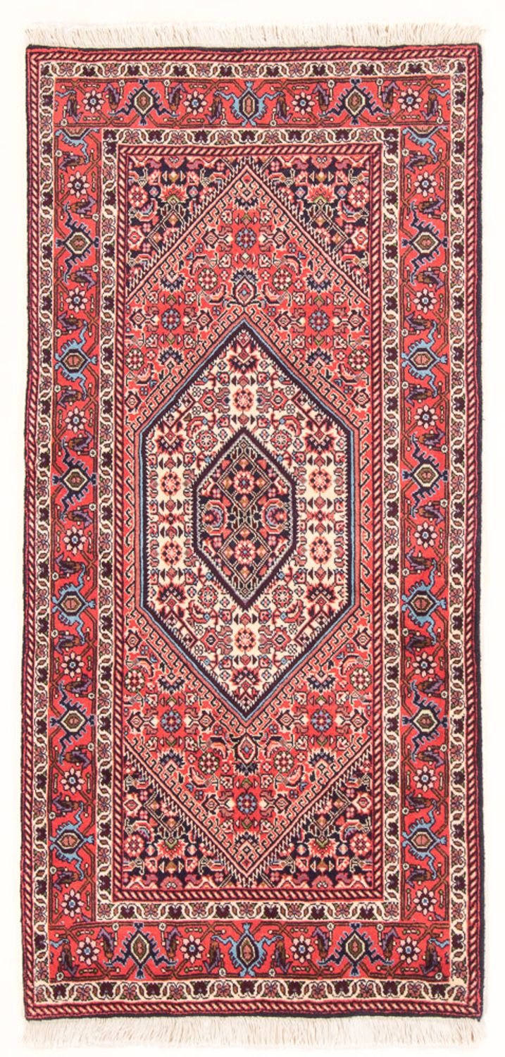 Persisk tæppe - Bijar - Royal - 152 x 78 cm - rød