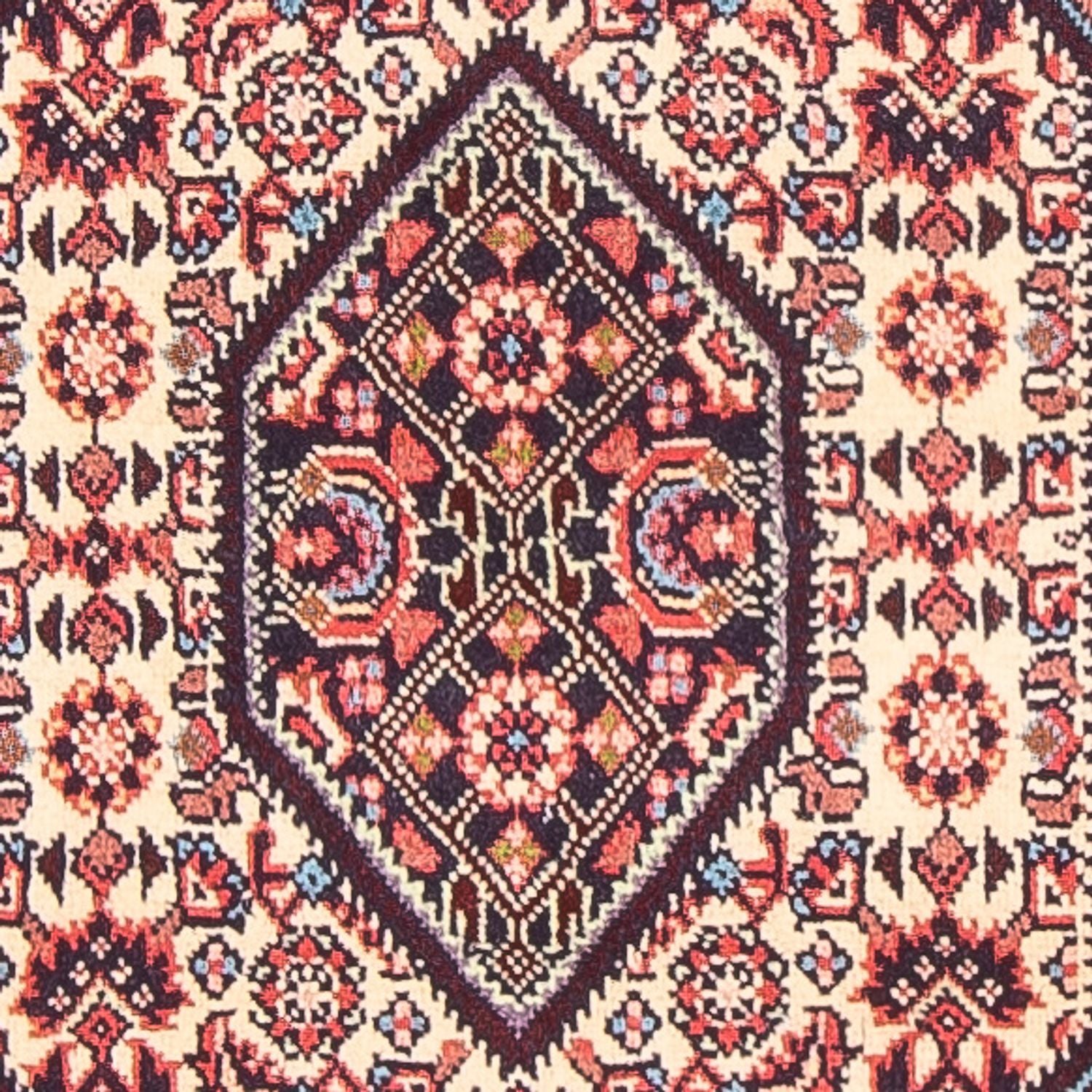 Persisk tæppe - Bijar - Royal - 152 x 78 cm - rød