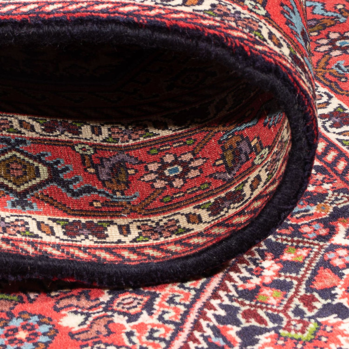 Persisk tæppe - Bijar - Royal - 152 x 78 cm - rød