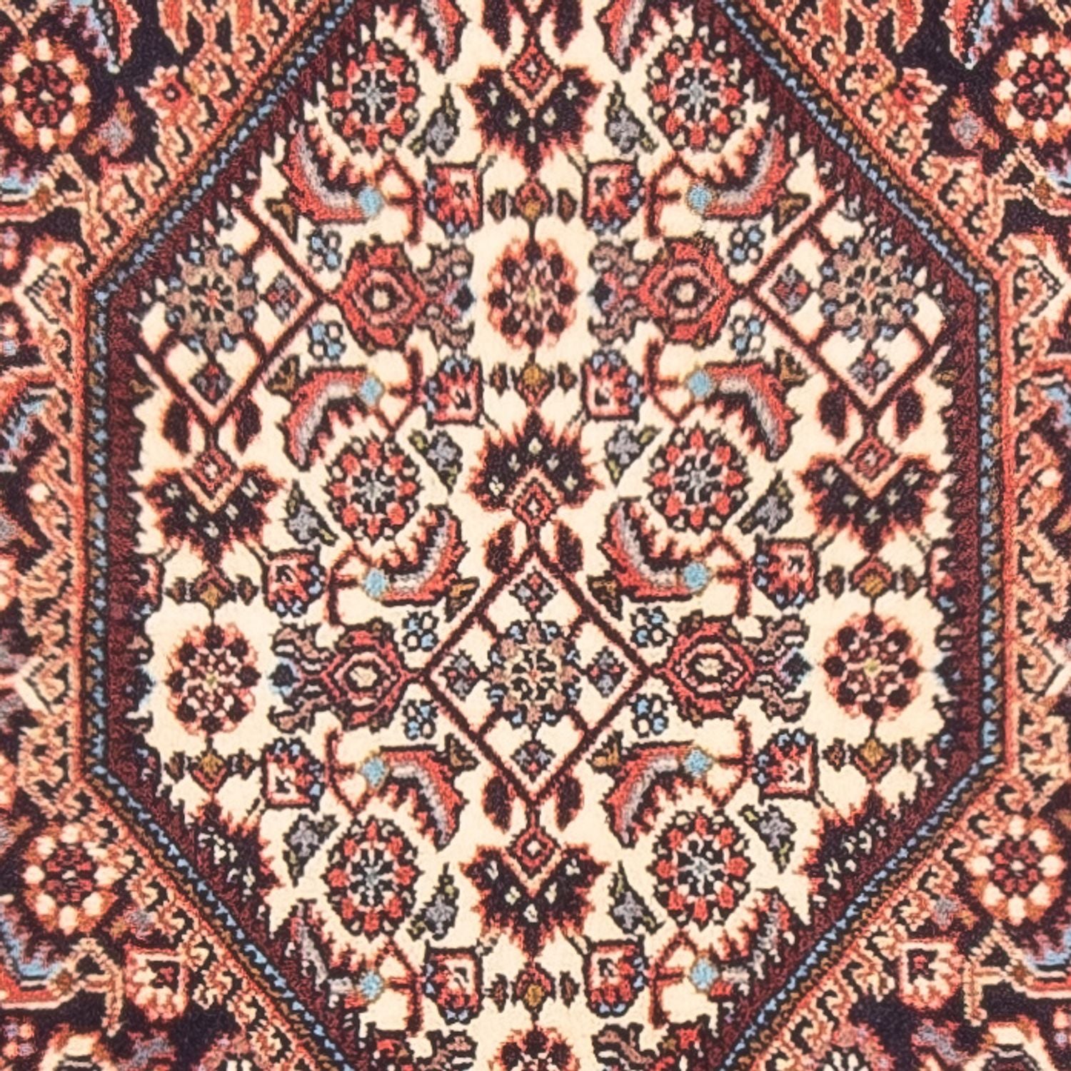 Persisk tæppe - Bijar - Royal - 165 x 80 cm - rød