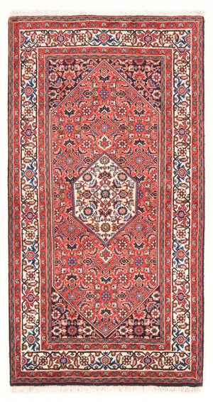 Persisk tæppe - Bijar - Royal - 160 x 87 cm - rød