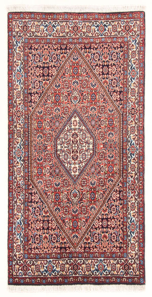 Persisk tæppe - Bijar - Royal - 151 x 82 cm - rød