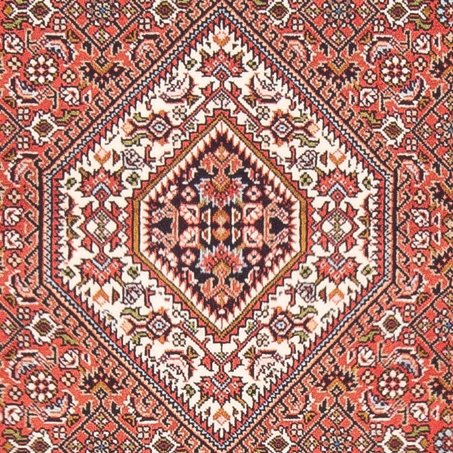 Persisk tæppe - Bijar - Royal - 138 x 84 cm - rød