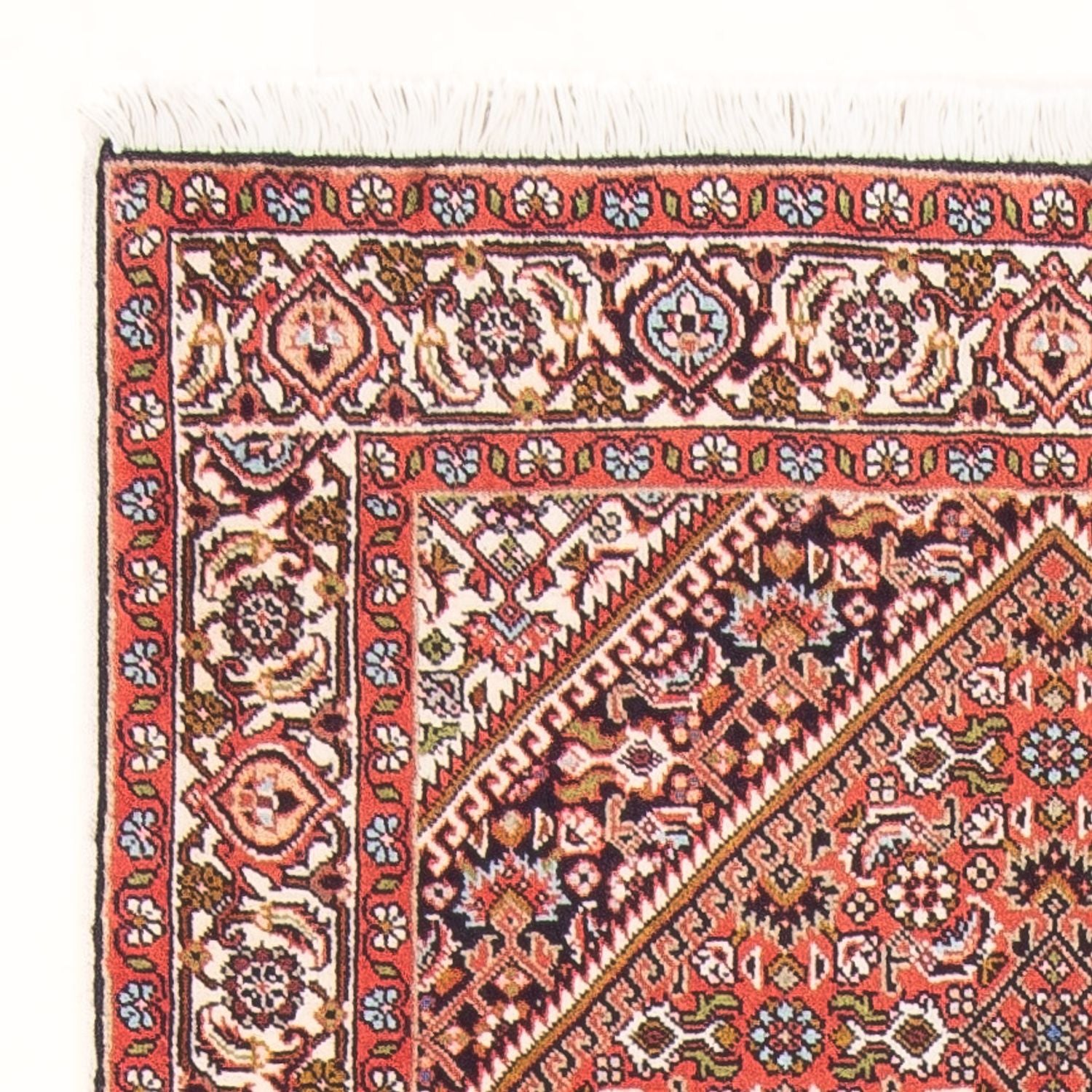 Persisk tæppe - Bijar - Royal - 138 x 84 cm - rød