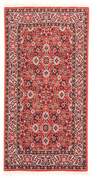 Persisk tæppe - Bijar - Royal - 148 x 82 cm - rød