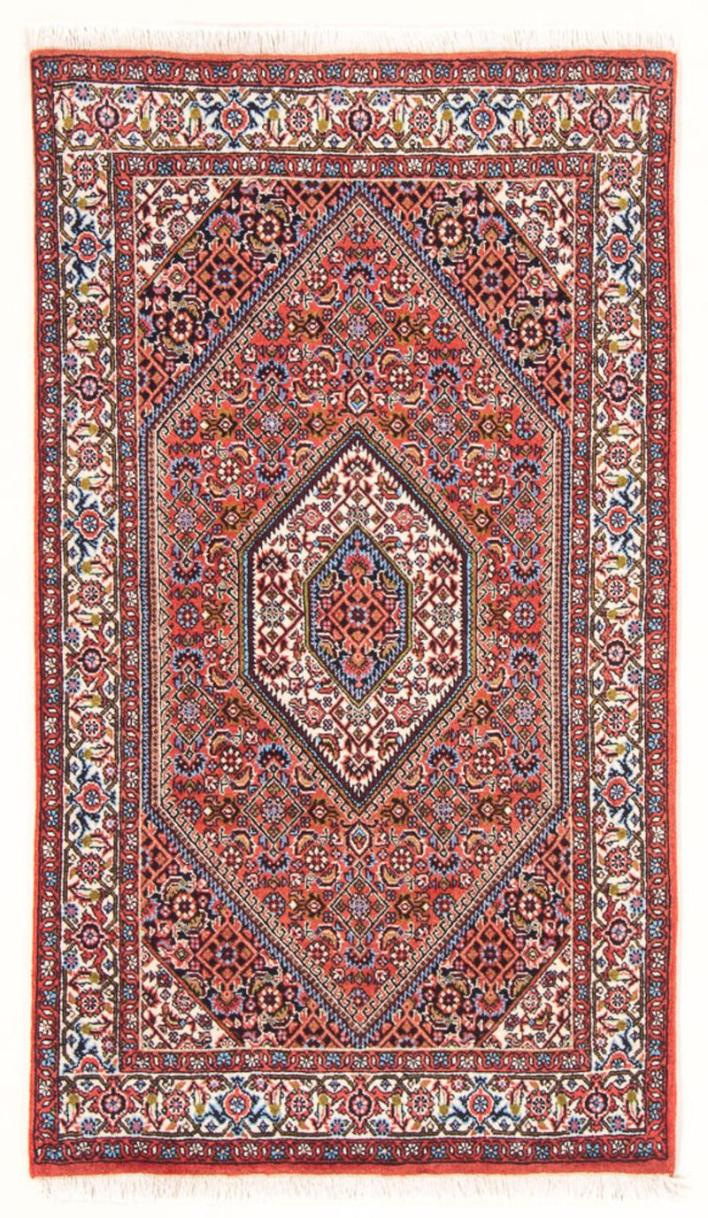 Persisk tæppe - Bijar - Royal - 138 x 84 cm - rød
