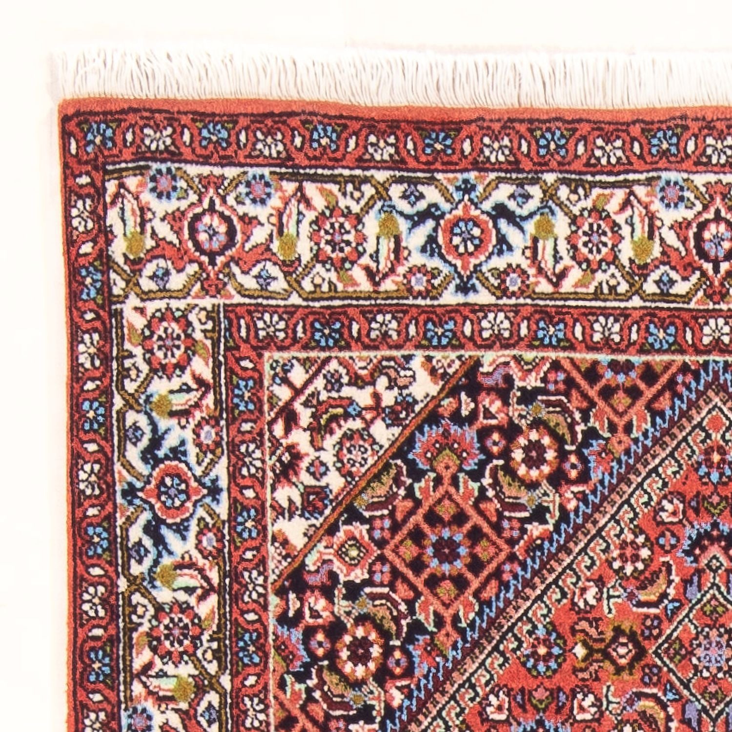 Persisk tæppe - Bijar - Royal - 138 x 84 cm - rød