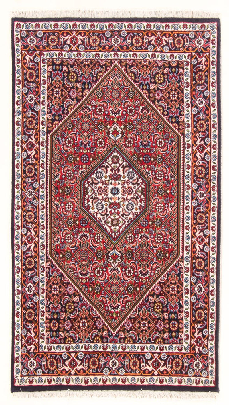 Persisk tæppe - Bijar - Royal - 138 x 83 cm - rød