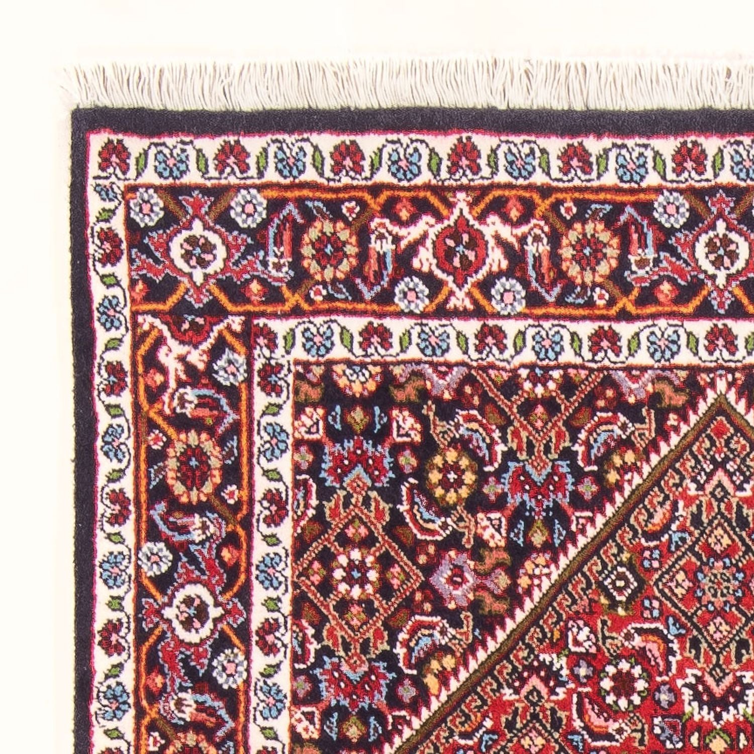 Persisk tæppe - Bijar - Royal - 138 x 83 cm - rød