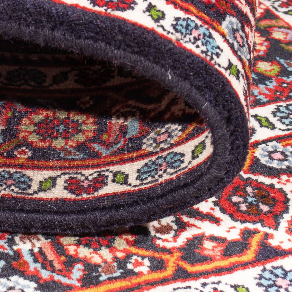 Persisk tæppe - Bijar - Royal - 138 x 83 cm - rød