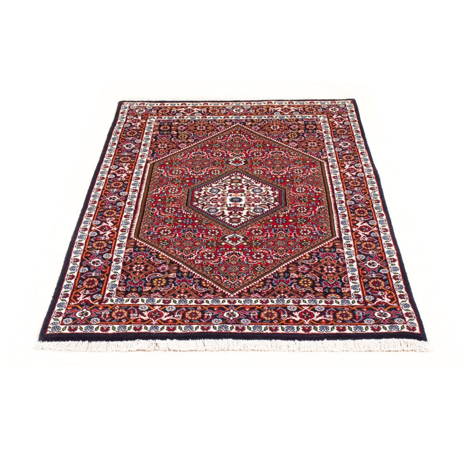 Persisk tæppe - Bijar - Royal - 138 x 83 cm - rød