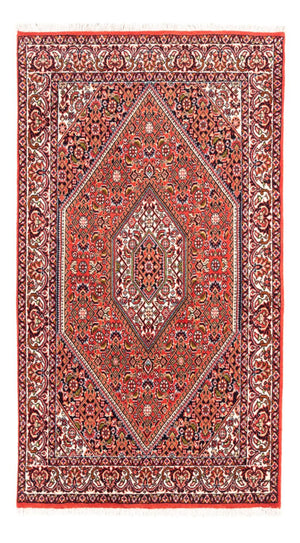 Persisk tæppe - Bijar - Royal - 140 x 82 cm - rød