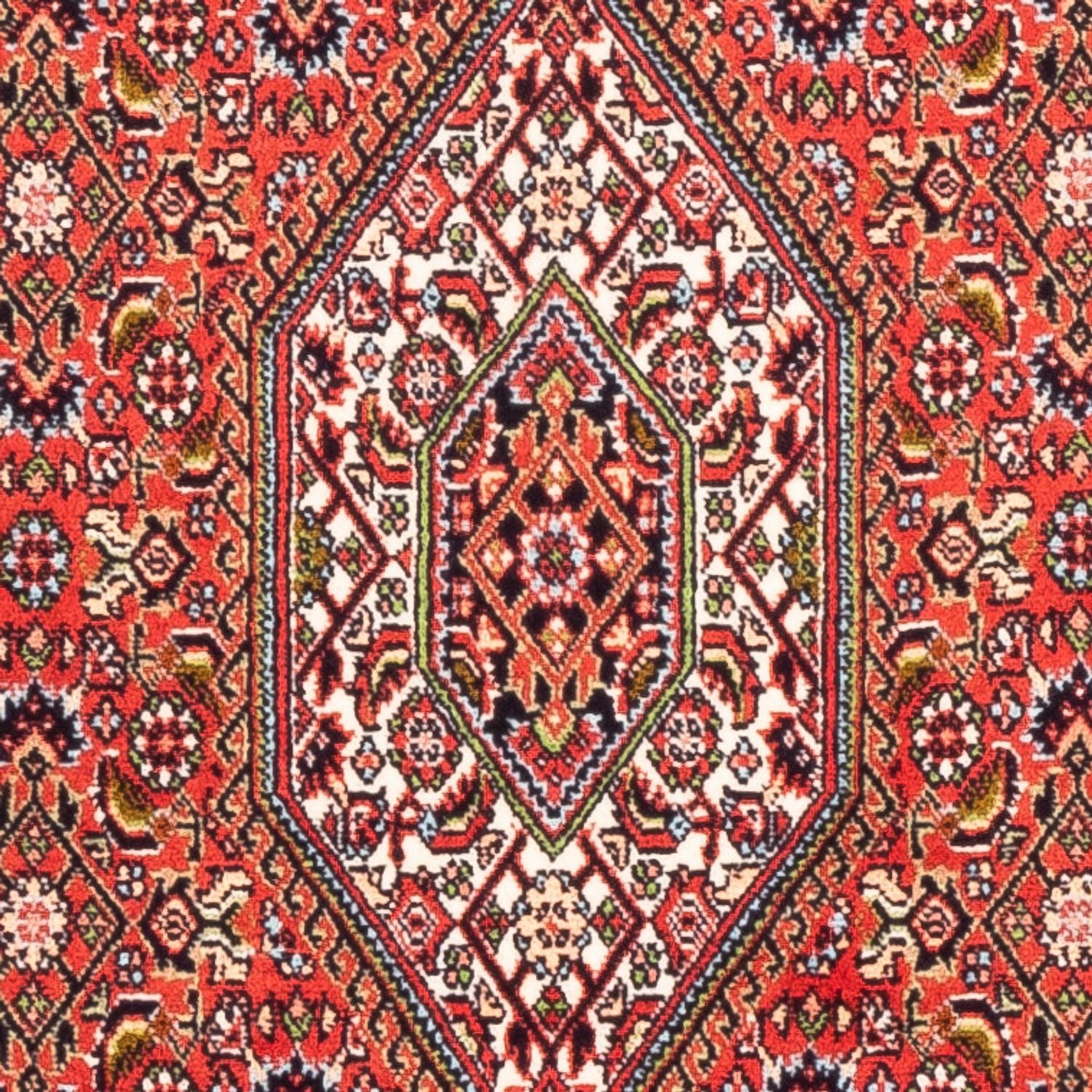 Persisk tæppe - Bijar - Royal - 140 x 82 cm - rød