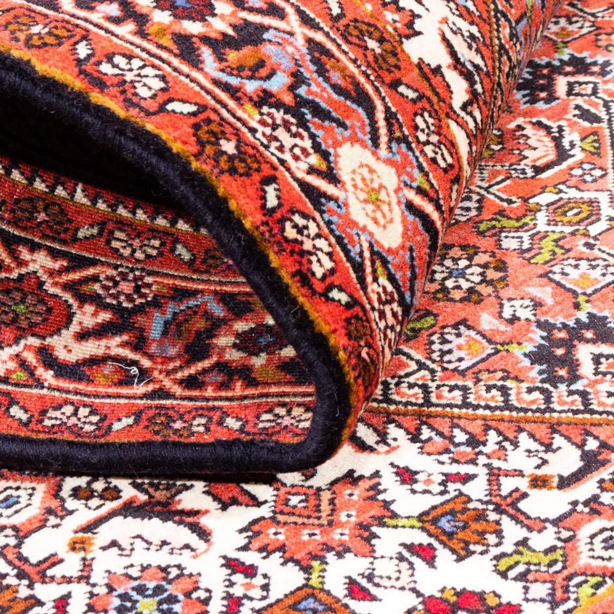 Persisk tæppe - Bijar - Royal - 145 x 84 cm - rød