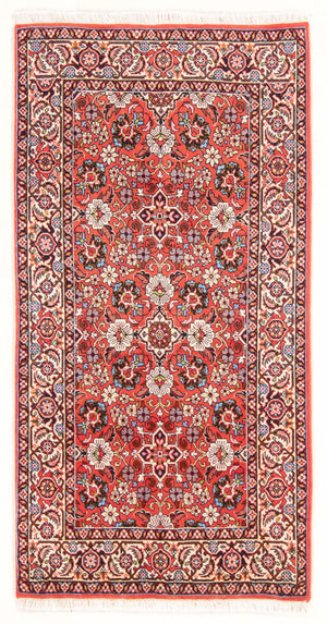 Persisk tæppe - Bijar - Royal - 150 x 84 cm - rød
