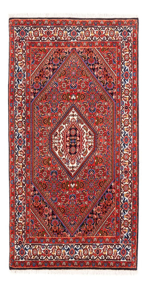 Persisk tæppe - Bijar - Royal - 146 x 83 cm - rød