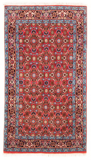 Persisk tæppe - Bijar - Royal - 137 x 84 cm - rød