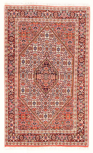 Persisk tæppe - Bijar - Royal - 135 x 84 cm - rød