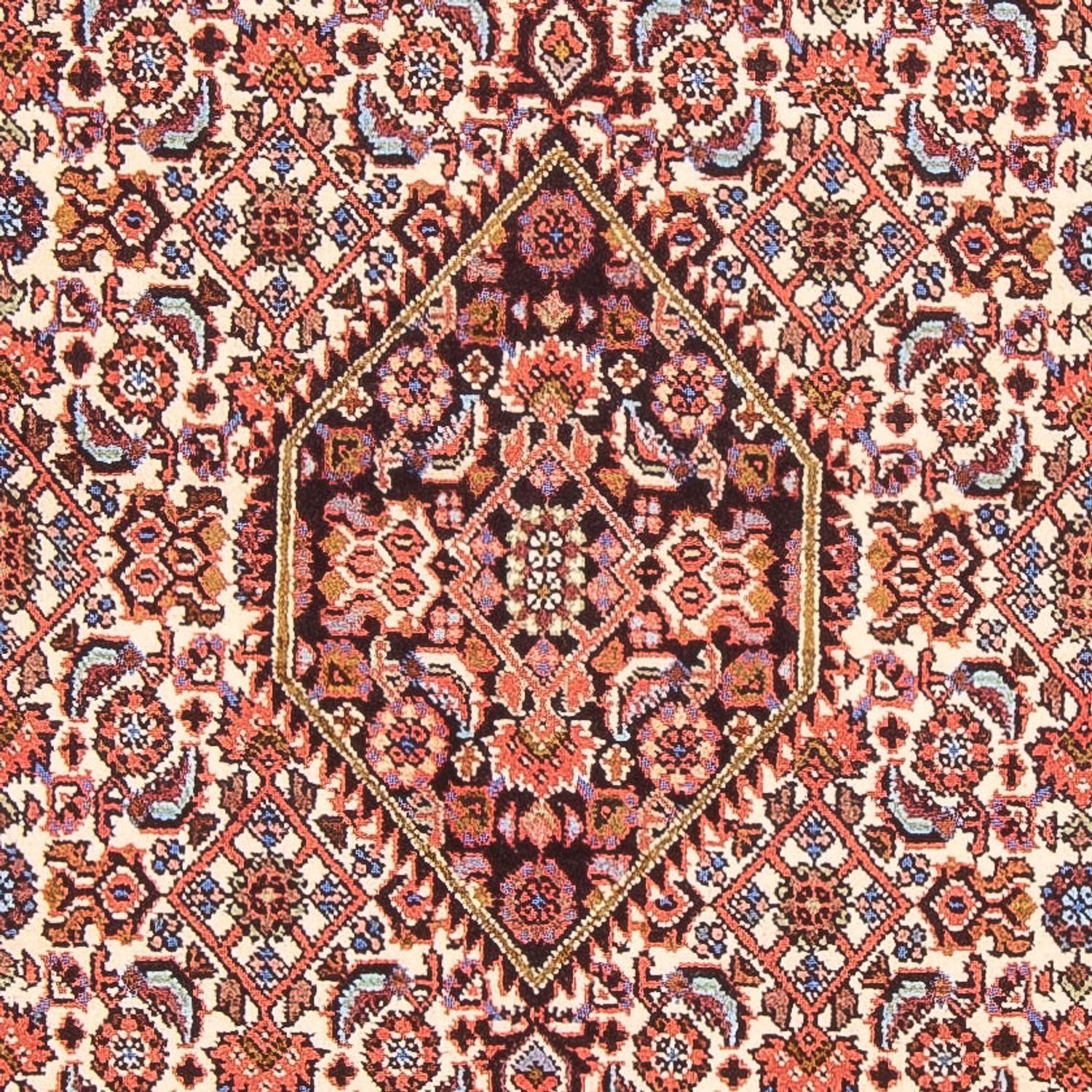 Persisk tæppe - Bijar - Royal - 135 x 84 cm - rød
