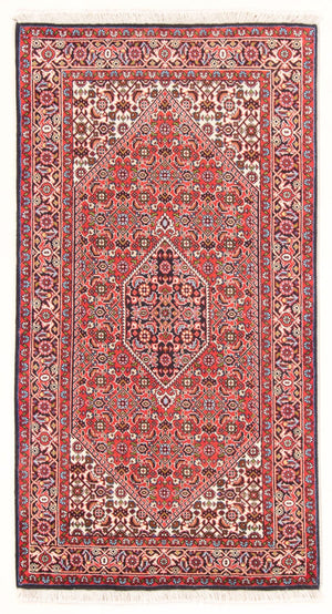Persisk tæppe - Bijar - Royal - 152 x 82 cm - rød