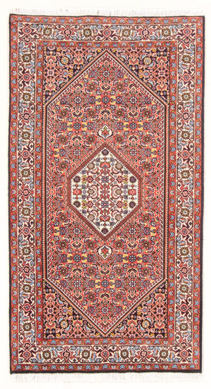 Persisk tæppe - Bijar - Royal - 144 x 83 cm - rød